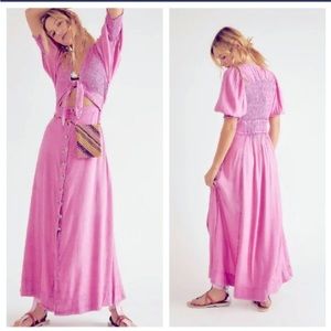 Free People String of Hearts Maxi Dress NWT Size Medium